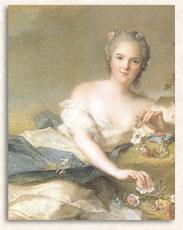 Jean Marc Nattier Anne Henriette of France represented as Flora France oil painting art